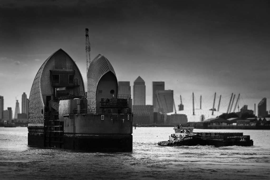 The Thames barrier