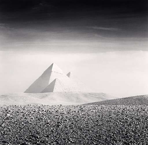 Giza pyramids, study 3, Cairo, Egypt. (c) Michael Kenna, 2009