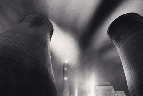Ratcliffe power station, study 28, Nottinghamshire, Engalnd. (c) Michael Kenna, 1987.
