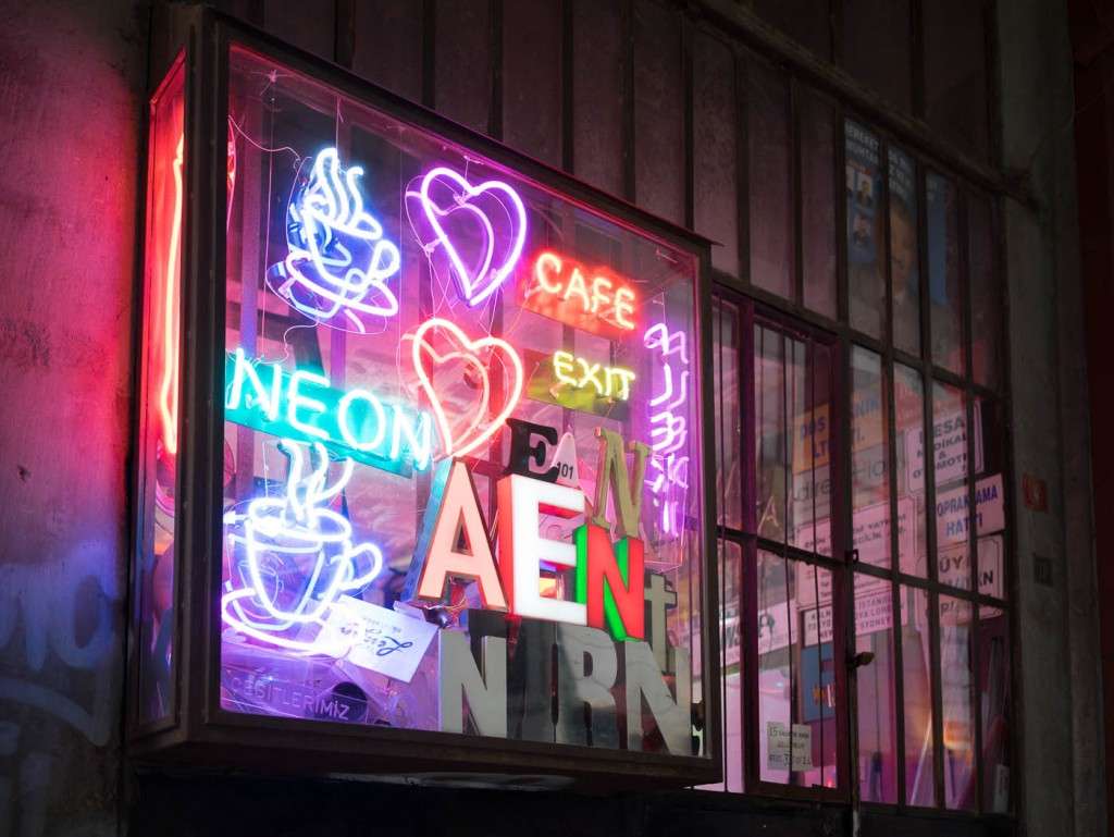 Neon gallery in Istanbul