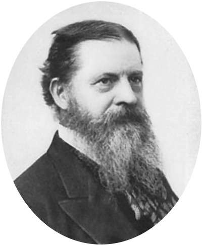 Portrait of the semiotician Charles Sanders Peirce