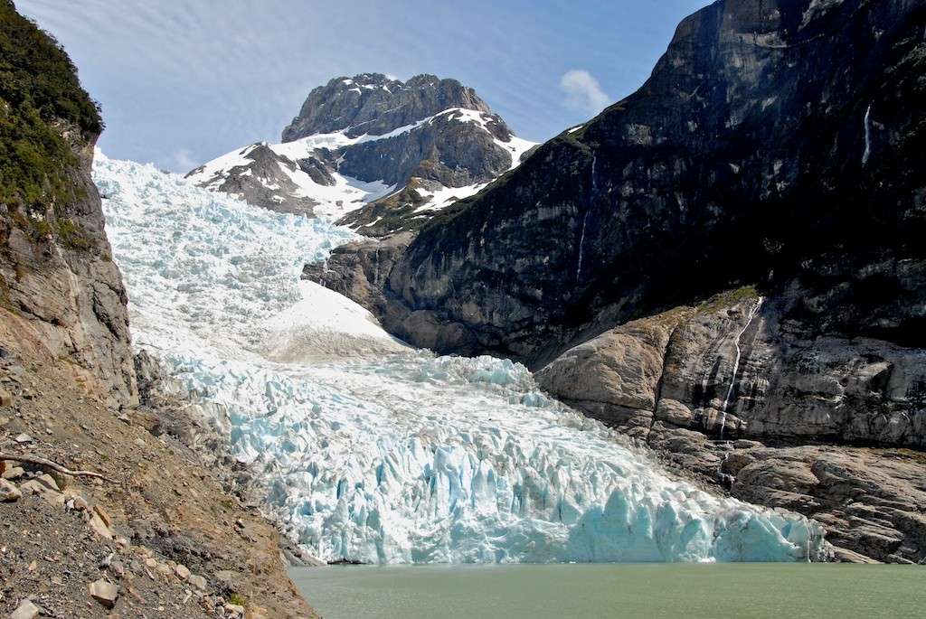 A Glacier in Torres de Paine park in south Chile, a Chilean highlight