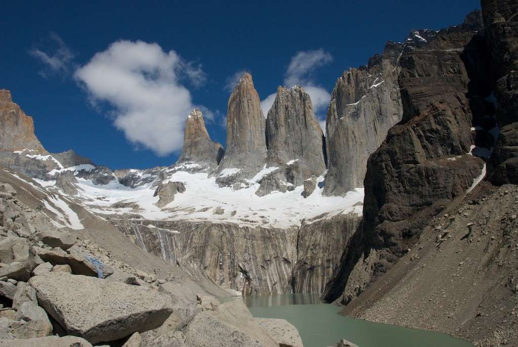 The needle mountains of Torres de Paine