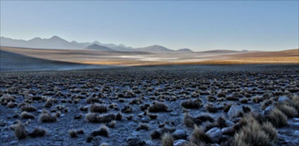 Sunrise in Chile's Atacama desert