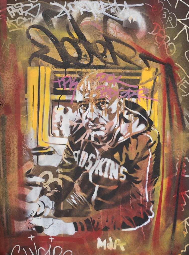 Colourful graffiti in Marseilles' old streets