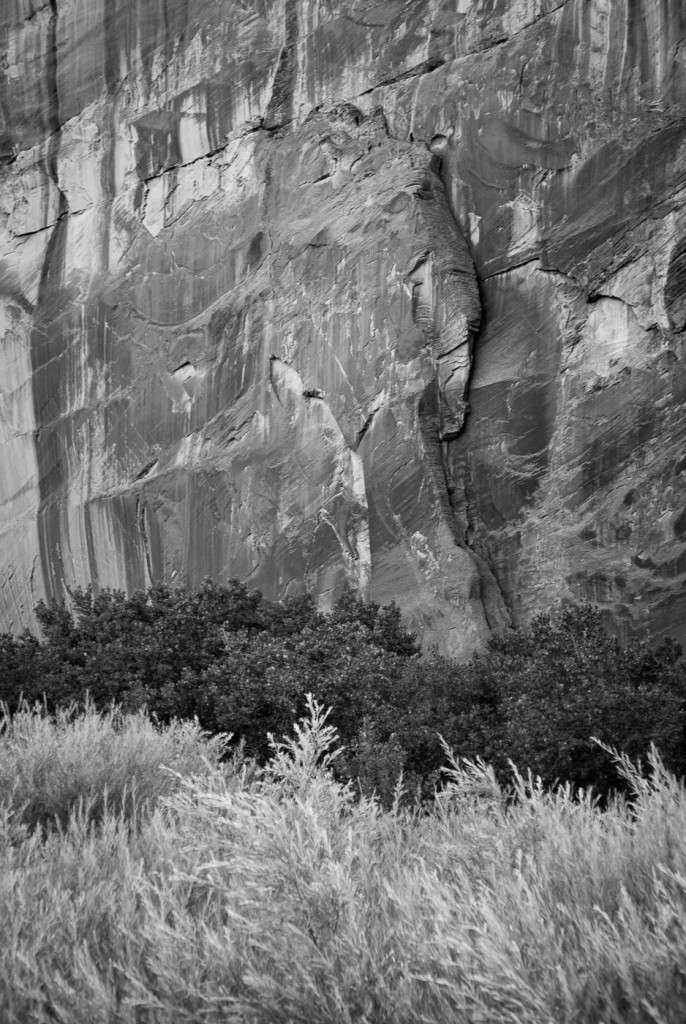 Wind sculptures on the cliffs of Canyon de Chelly