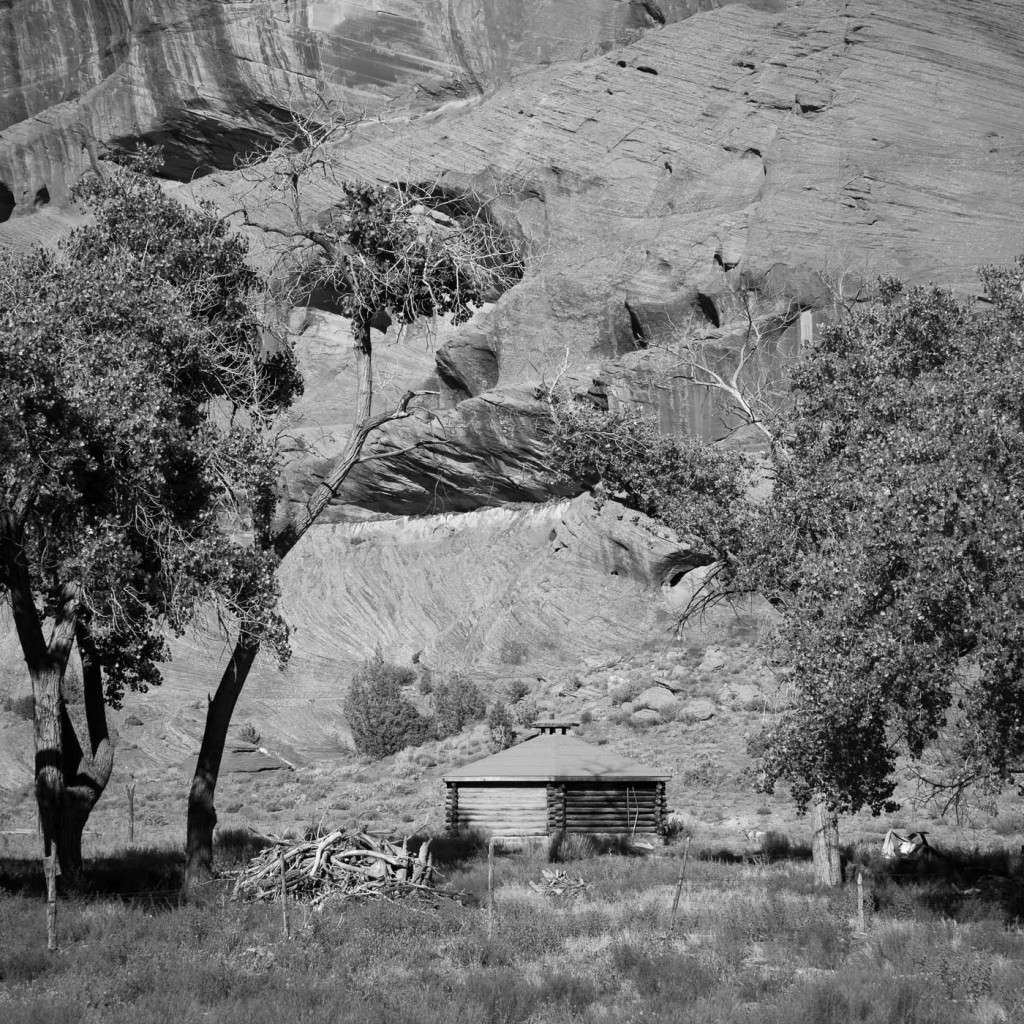 A hogan inside Canyon de Chelly